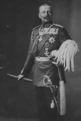 Kaiser Wilhelm II, the German emperor at the outbreak of war in 1914.