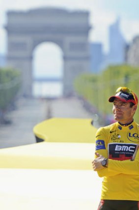 Tour de France winner Cadel Evans.