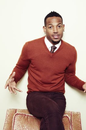 Marlon Wayans promoting <i>A Haunted House</i>, released this year.