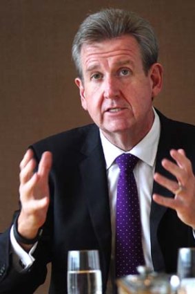 NSW Premier Barry O'Farrell: Wine not declared.