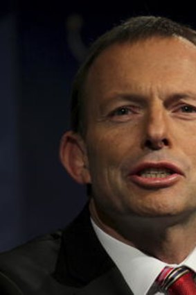 "Mr No" ... Opposition Leader Tony Abbott.