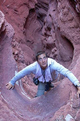 Grylls in an episode of <i>Man vs. Wild</i>.