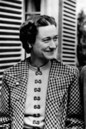 Wallis Simpson with King Edward VIII in 1939.