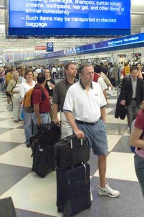 Travellers can spend more than an hour going through security checkpoints at US airports.