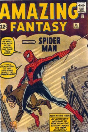 Origins ... Spider-Man's first comic-book appearance, August 1962.