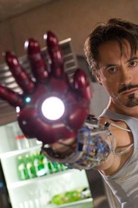 Iron Man: Robert Downey jnr as Tony Stark.