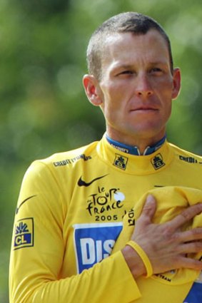 Lance Armstrong... "We will not be deterred. We will move forward."