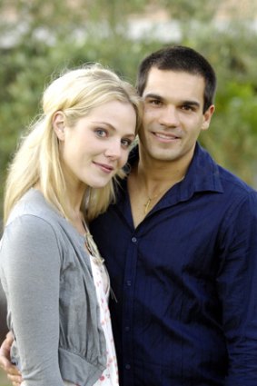 Jessica Marais and Daniel Amalm star in Two Fists One Heart.