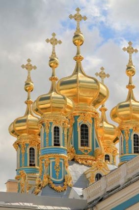 St Petersburg spires.