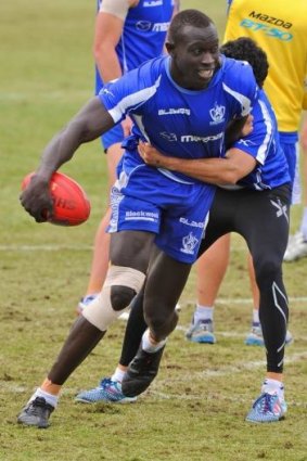 Majak Daw ... his six-goal haul in one game is inflating his figures.