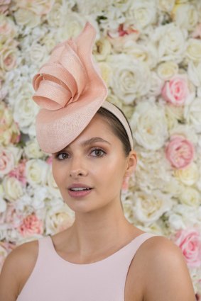 Pia Cattapan is pretty in pink for Oaks Day.
