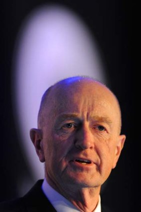 "Never say a crash couldn't happen here" ... Reserve Bank governor Glenn Stevens today.