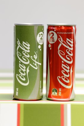 Coca-Cola's smaller cans.