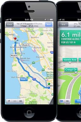 Apple's turn-by-turn navigation.