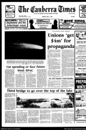 Canberra Times, April 1, 1986.
