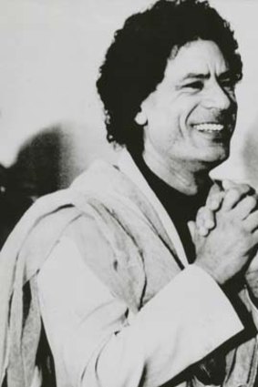 Muammar Gaddafi in 1984.