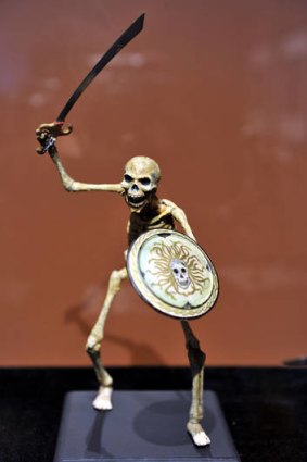 A model created by visual effects pioneer Ray Harryhausen from the 1963 movie <i>Jason And The Argonauts</i>.