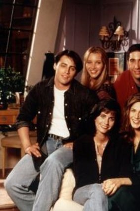 Friends cast: Top from left: Matt Le Blanc, Lisa Kudrow, David Schwimmer, Matthew Perry. Bottom: Courtney Cox and Jennifer Aniston.