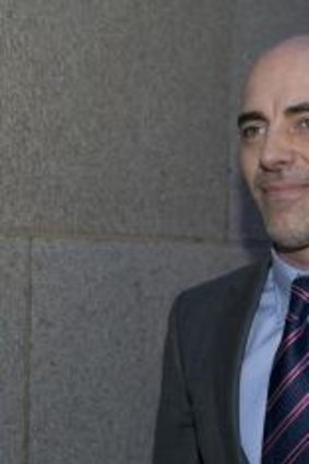 "I hacked every phone I could possibly think of hacking": former News International journalist Dan Evans leaves The Old Bailey.