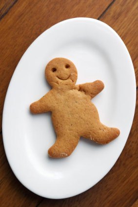 A gingerbread man from Wide Open Road.