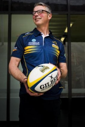 Brumbies new team director Ben Gathercole takes up residence at the University of Canberra's Brumbies HQ.