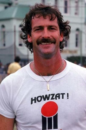 Dennis Lillee ... is advising the Australian pacemen on bowling in Perth.