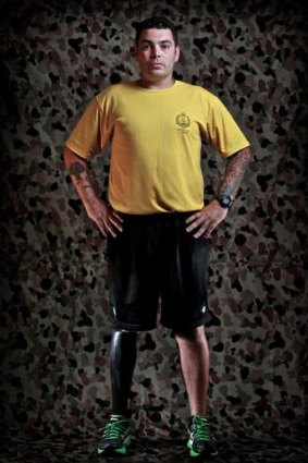 Private Paul Warren was wounded in action and lost his lower right leg as the result of an IED while serving in Afghanistan with 1 RAR in 2009. He is now rehabilitating at the Solider Recovery Centre in Townsville.