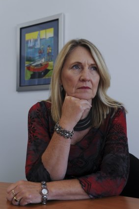 Crossroads: Directions CEO Fiona Trevelyan, pictured in her Woden office, said increased demand for drug treatment services had led to the organisation's call for extra funding. 