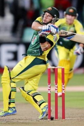 Brad Hodge led Australia to victory against South Africa on Wednesday.