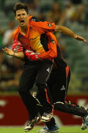 Revitalised &#8230; Brad Hogg is grabbing his opportunity with both hands.