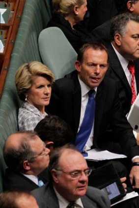 Tony Abbott, Joe Hockey and Julie Bishop.