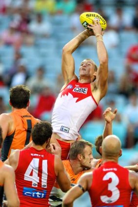 Climbing the ranks: John Longmire has high hopes for Sam Reid.