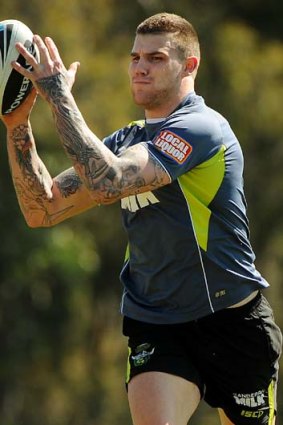 Up for it &#8230; the Raiders' Josh Dugan is set to make his return today.