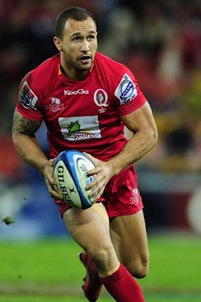 Quade Cooper ... has had a reality check, according to the Reds chief executive, Jim Carmichael.