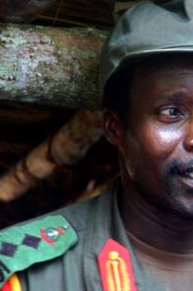 On the run, for now ... the LRA's leader, Joseph Kony.