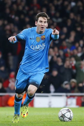 Barcelona's Lionel Messi.