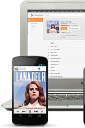 Multiple devices: Google Play Music All Access.