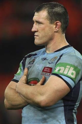 Who cares anyway: Paul Gallen feigns indifference.