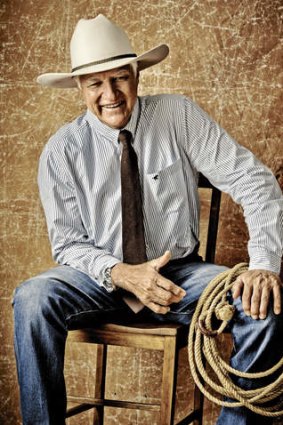 Roping 'em in … Bob Katter expects Katter's Australian Party to one day "control Queensland".