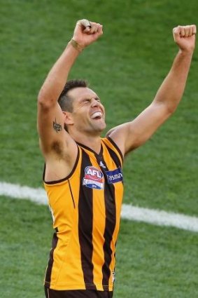 Norm Smith medallist Luke Hodge.