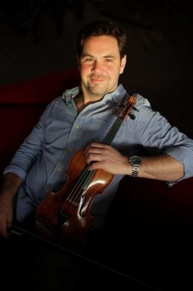 Powerful: SSO concertmaster Andrew Haveron was a driving force in the performance.