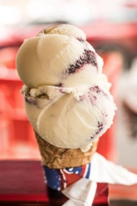 Best ingredients: Jock's blueberry ripple ice-cream.