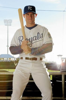 The big time … Justin Huber debuted for the Kansas City Royals in 2007.