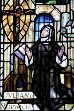 Christian mystic: Julian of Norwich was said to be the first woman to write a book in the English language.