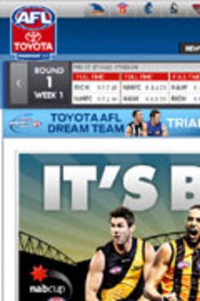 Clubs fear a fall in revenue due to poached readers from their websites to afl.com.au.