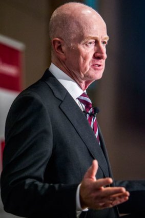 'There's not much point complaining about it. It's just the way the world works': RBA governor Glenn Stevens.