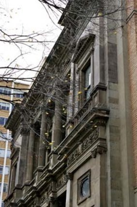 Facadeism: The Old Commerce building at Melbourne University.