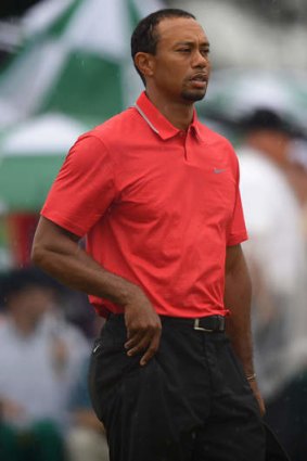 Petulant: Tiger Woods.