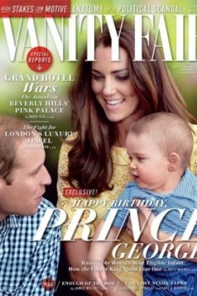 The Cambridge family as they appear on the cover of the upcoming issue of Vanity Fair.