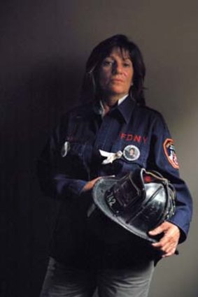 Jean Carey ... has given her husband's equipment to the museum but not his helmet.